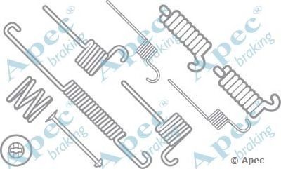 APEC BRAKING kit621 -  Комплектующие, тормозная колодка